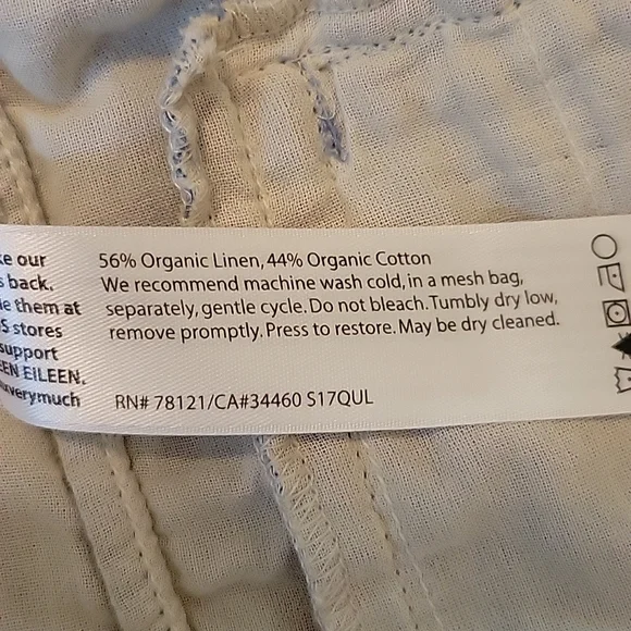 Eileen Fisher linen lagenlook jacket - Picture 4 of 5